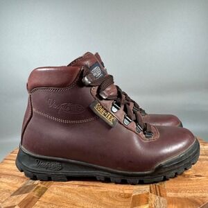 Vasque Gore-Tex Burgundy Leather Hiking Boots‎ Women's Size 6M